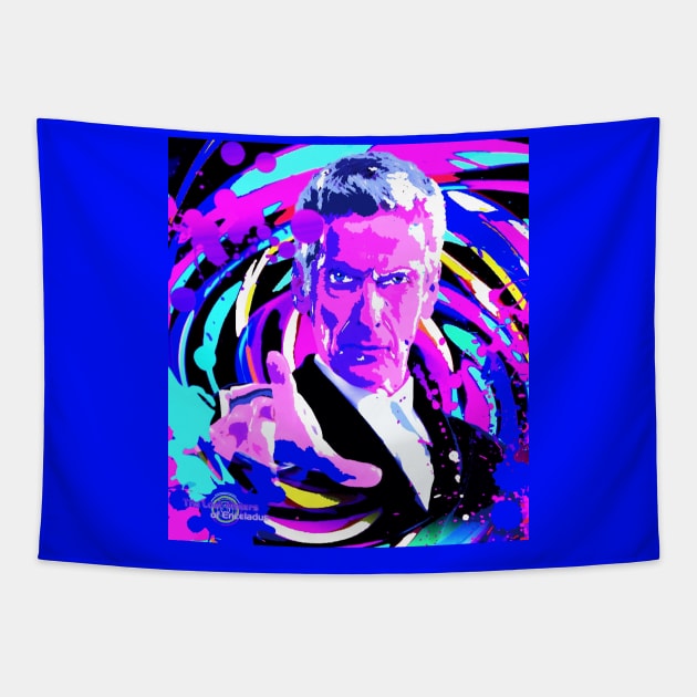 swirl 12th Doctor Tapestry by EnceladusWaters