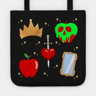 Evil Queen Villain Pattern Tote