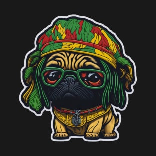 Rasta pug T-Shirt