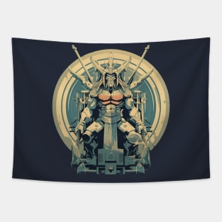 God Of Fire And Weapons Tapestry