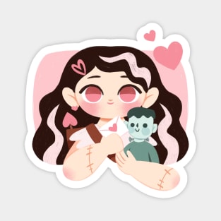 Frankenstein Cupid Magnet