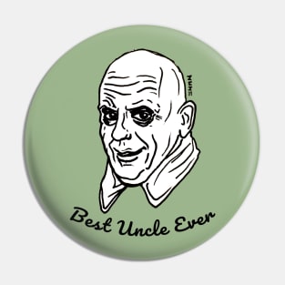 Best Scary Halloween Uncle Ever Pin