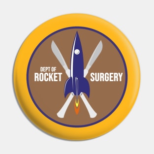 Department of Rocket Surgery Pin