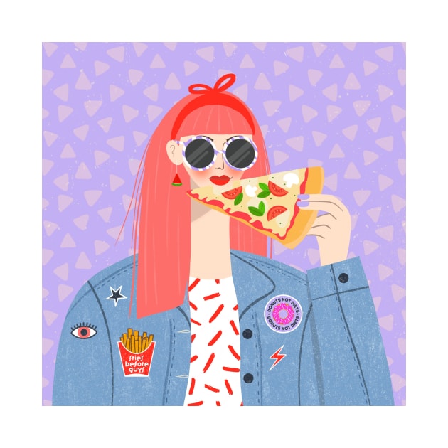 Pizza Passion by Inkipinki Illustrates