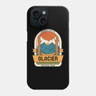 Glacier National Park Vintage Travel Phone Case