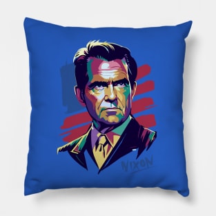 Richard Nixon Pop art Pillow