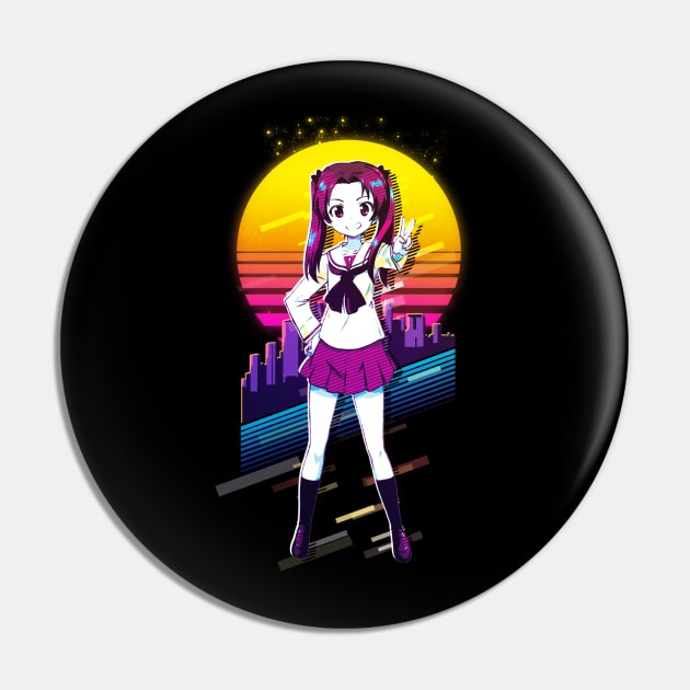 Girls und Panzer - Anzu Kadotani Pin by 80sRetro