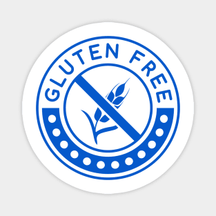 Gluten Free Blue Logo Magnet