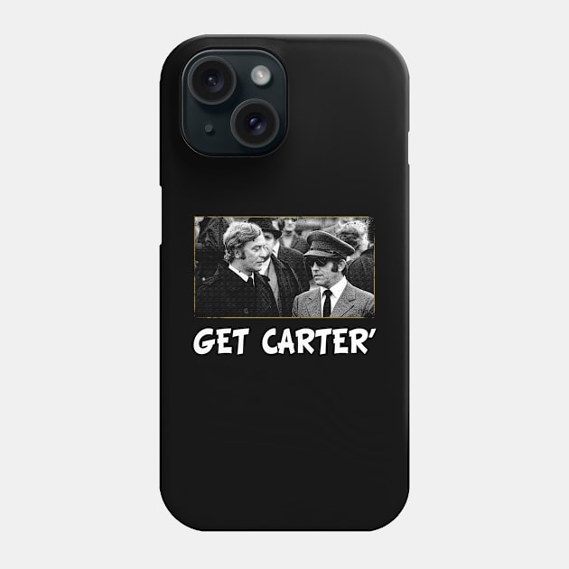 Vintage Gangster Vibes Carter Graphic Tee Phone Case by TheBlingGroupArt