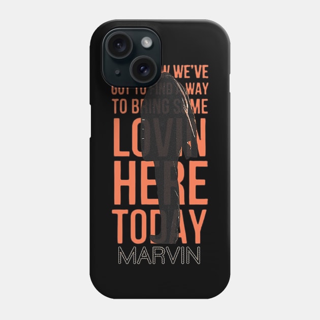 marvin gaye quotes lyrics Phone Case by valentinewords