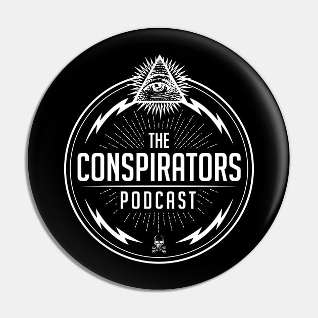 The Conspirators Reverse Logo Pin by The Conspirators Podcast