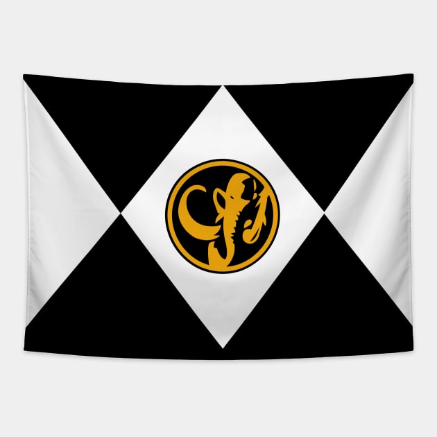 black ranger logo Tapestry by nataliawinyoto