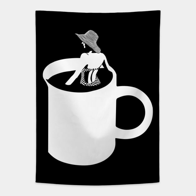 Coffee Is My New Lover Tapestry by astronaut