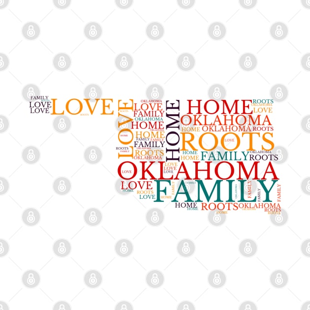 Oklahoma Home, Love, Roots and Family Map by maro_00