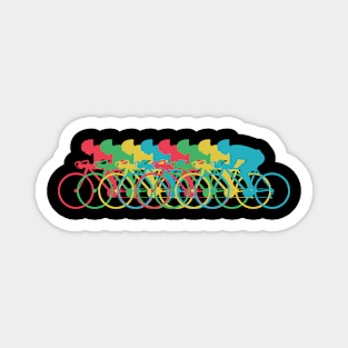 Just Bike, colorful Classic Magnet