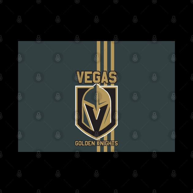 Vegas Golden Knights by Pink Umbrella