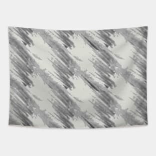 Gray abstraction on a light background, oblique stripes Tapestry