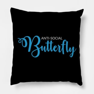 Anti Social Butterfly Pillow