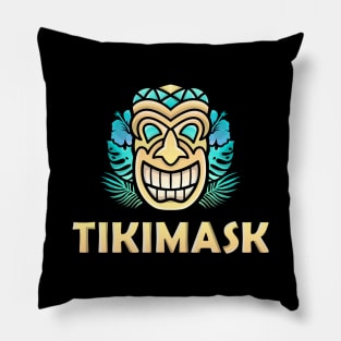 Tiki mask Character Design Pillow