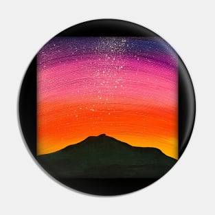 Mountain Sunset Pin