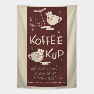Will King's Koffee Kup Tapestry