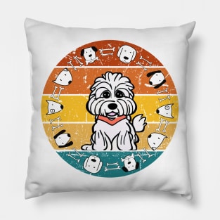 Maltipoo dog cute puppy friend Pillow