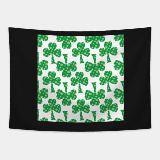 Im Wearing Green, St. Patricks day polka dot pattern Tapestry