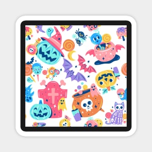 Bright Spooky Cute Magnet