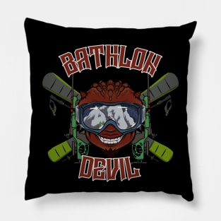 Biathlon Devil Pillow