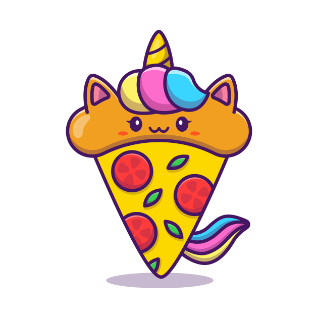 Cute Unicorn Pizza by Catalyst Labs