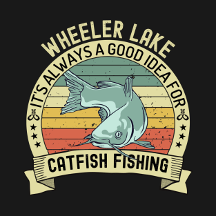 Fishing sport Fisherman Gift for fishing amateur -Wheeler lake Catfish Fishing Gift T-Shirt