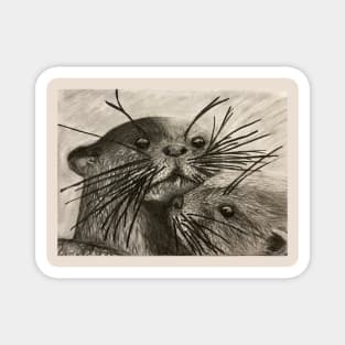 Otter sketch Magnet