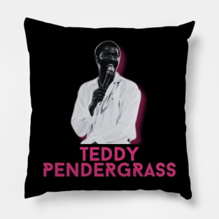Teddy pendergrass\\original retro fan art Pillow
