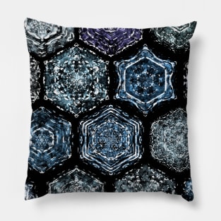 Perfectly Imperfect Snowflakes Pillow