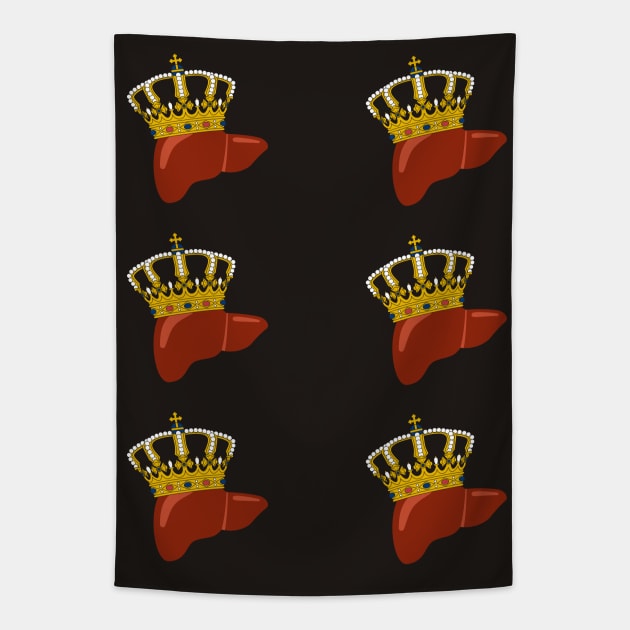 Livers With Crowns Tapestry by MoonOverPines