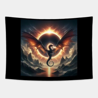 Total solar eclipse 2024 and Dragon Tapestry