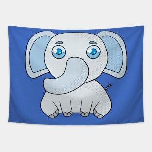 Blue elephant Tapestry