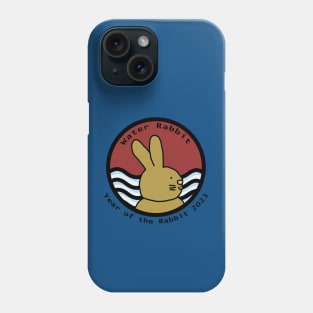 Cute Year of the Rabbit 2023 Water Phone Case