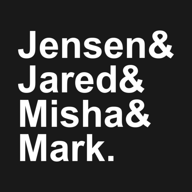 Jensen & Jared & Misha & Mark. by bnodzak