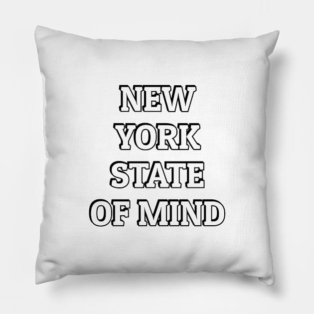 New York State Of Mind Pillow by brightnomad