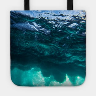 Blue Ocean Waves Tote