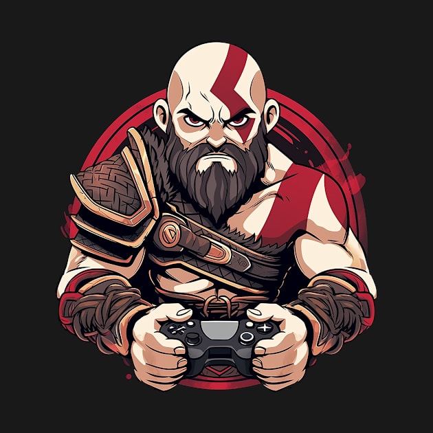 gamer kratos by lets find pirate