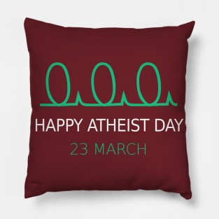 ATHEIST DAY 23 MARCH Pillow