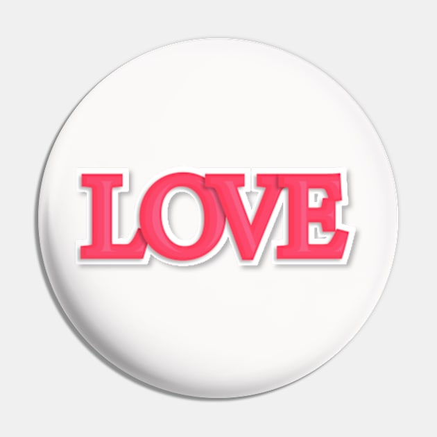 Love Art Pin by Shop Ovov