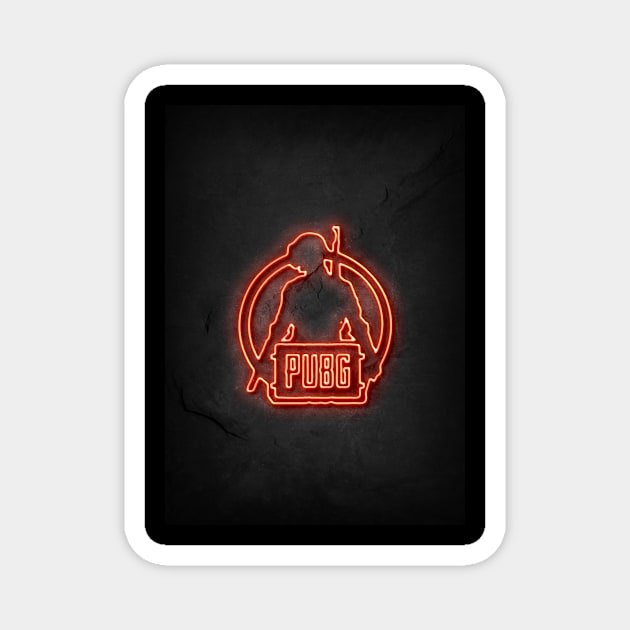 Pubg Warrior Magnet by Durro