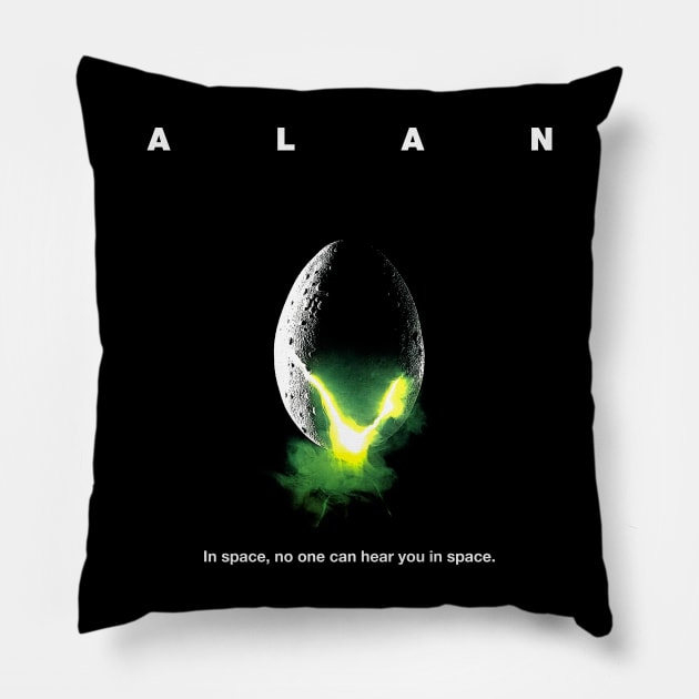 ALAN shirt - Alien Pillow by scottgarland