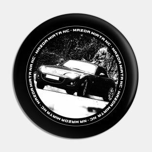 Mazda Miata MX-5 NC Black 'N White 4 (Black Version) Pin