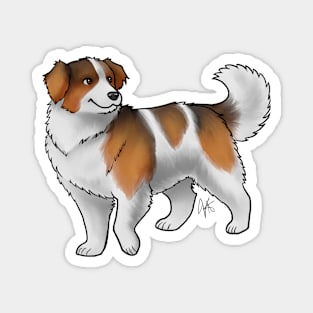 Dog - Tornjak - Red and White Magnet