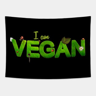 I am VEGAN Tapestry