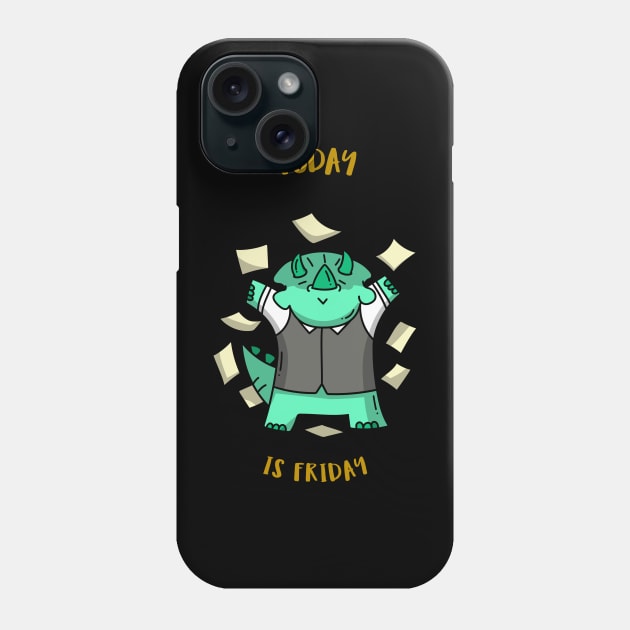 Dinosaur Design- Office Friday Phone Case by Eternal Experience